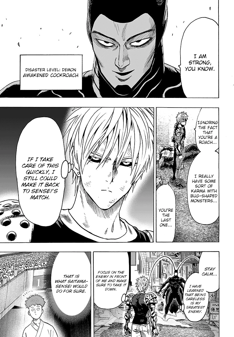 One Punch Man Manga Chapter 63 page 33 - Games and Combat scene