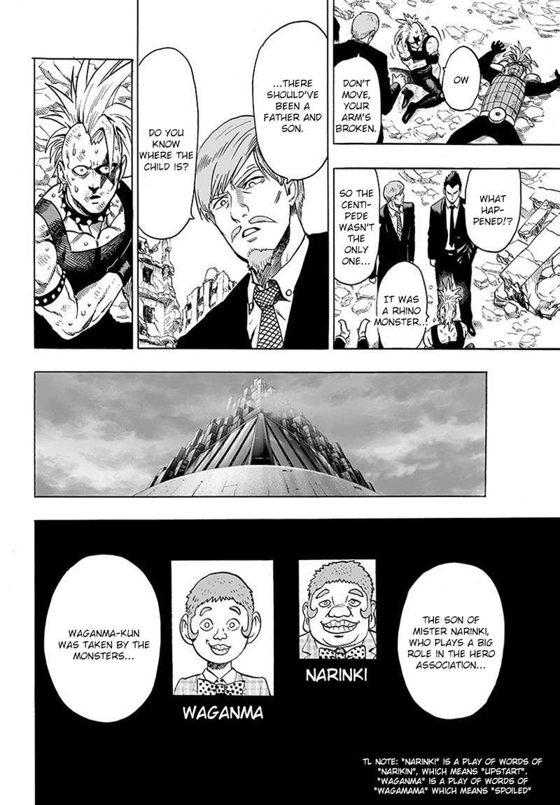One Punch Man Manga Chapter 64 page 11 - Limit scene