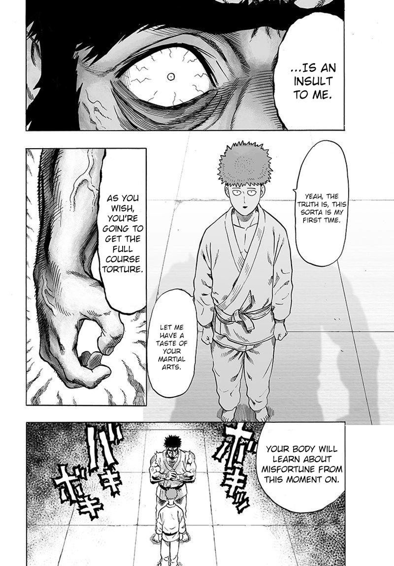 One Punch Man Manga Chapter 64 page 4 - Limit scene