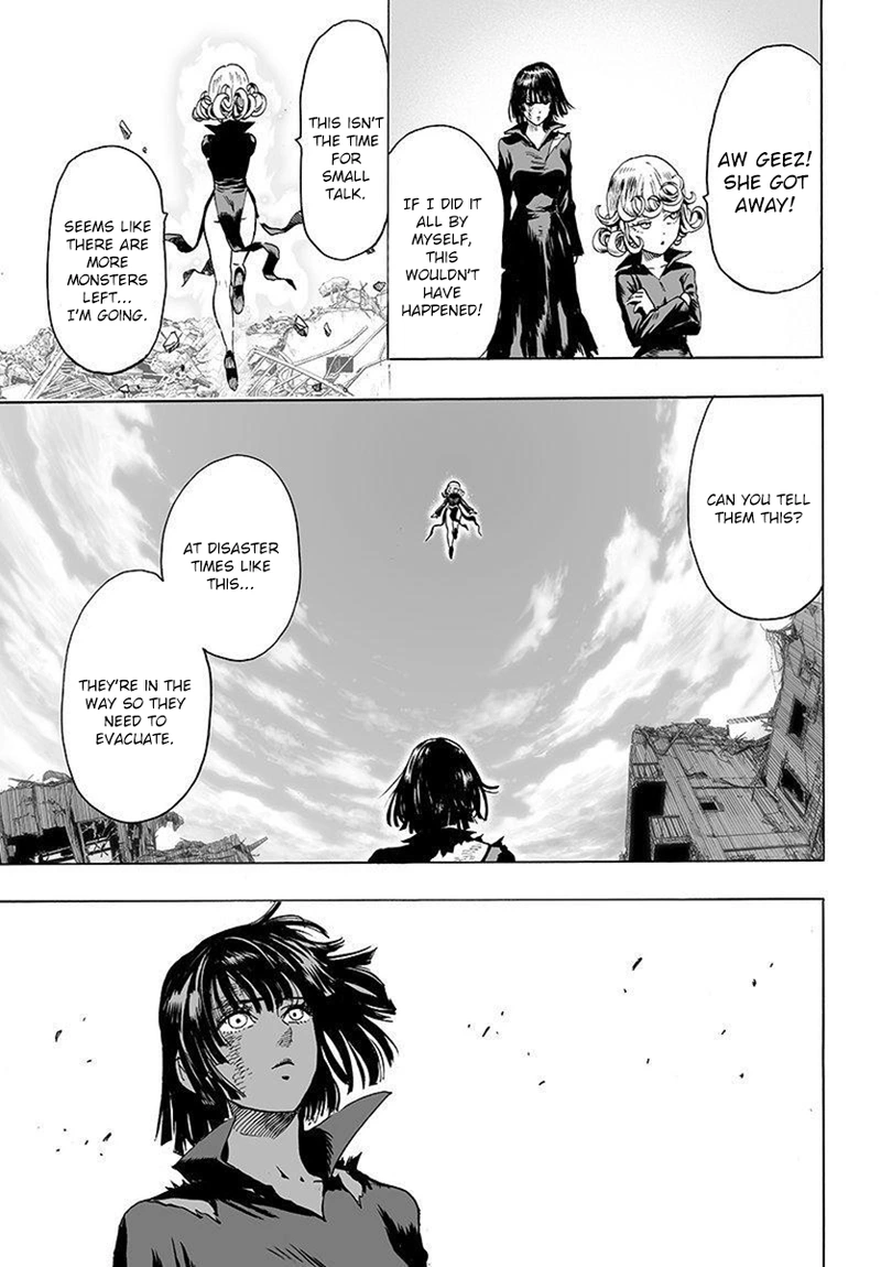 One Punch Man Manga Chapter 65 page 24 - Sisters scene