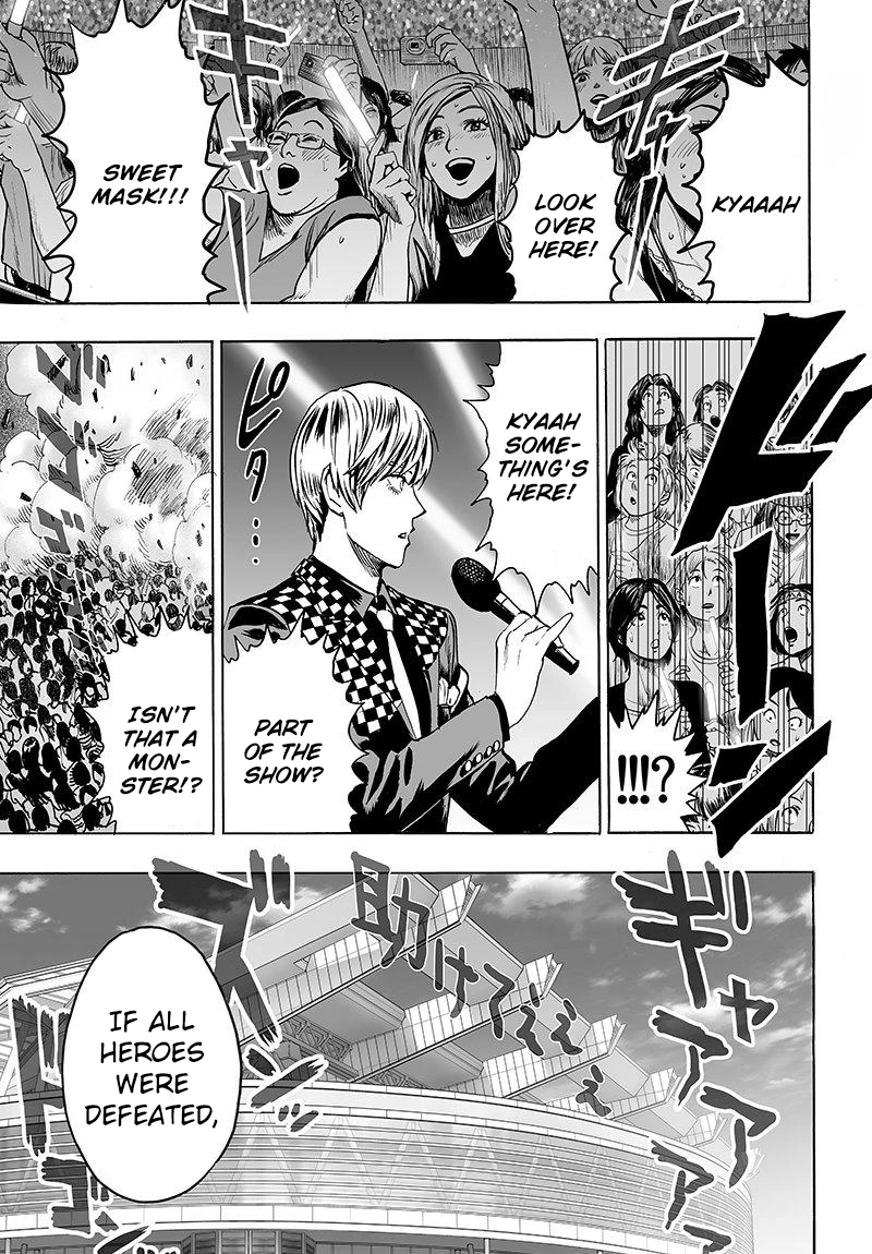 One Punch Man Manga Chapter 66 page 13 - The Strong Guys scene