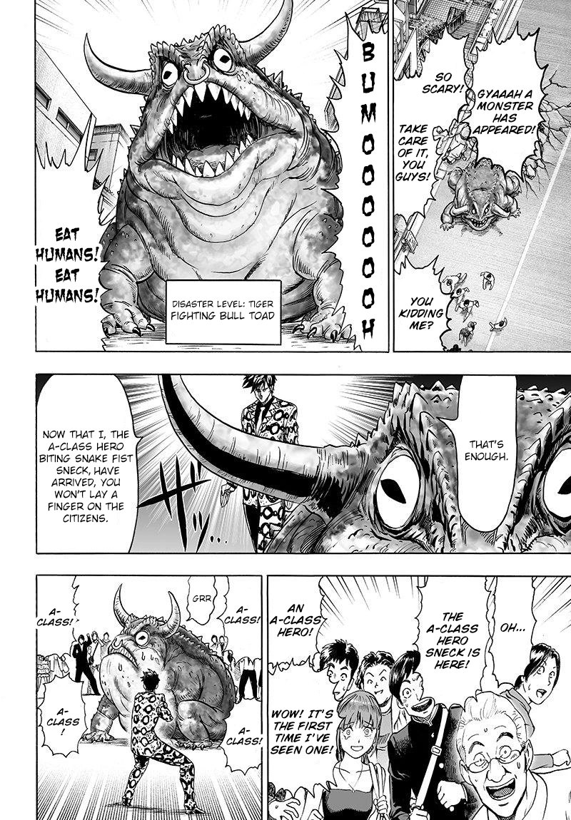 One Punch Man Manga Chapter 66 page 2 - The Strong Guys scene