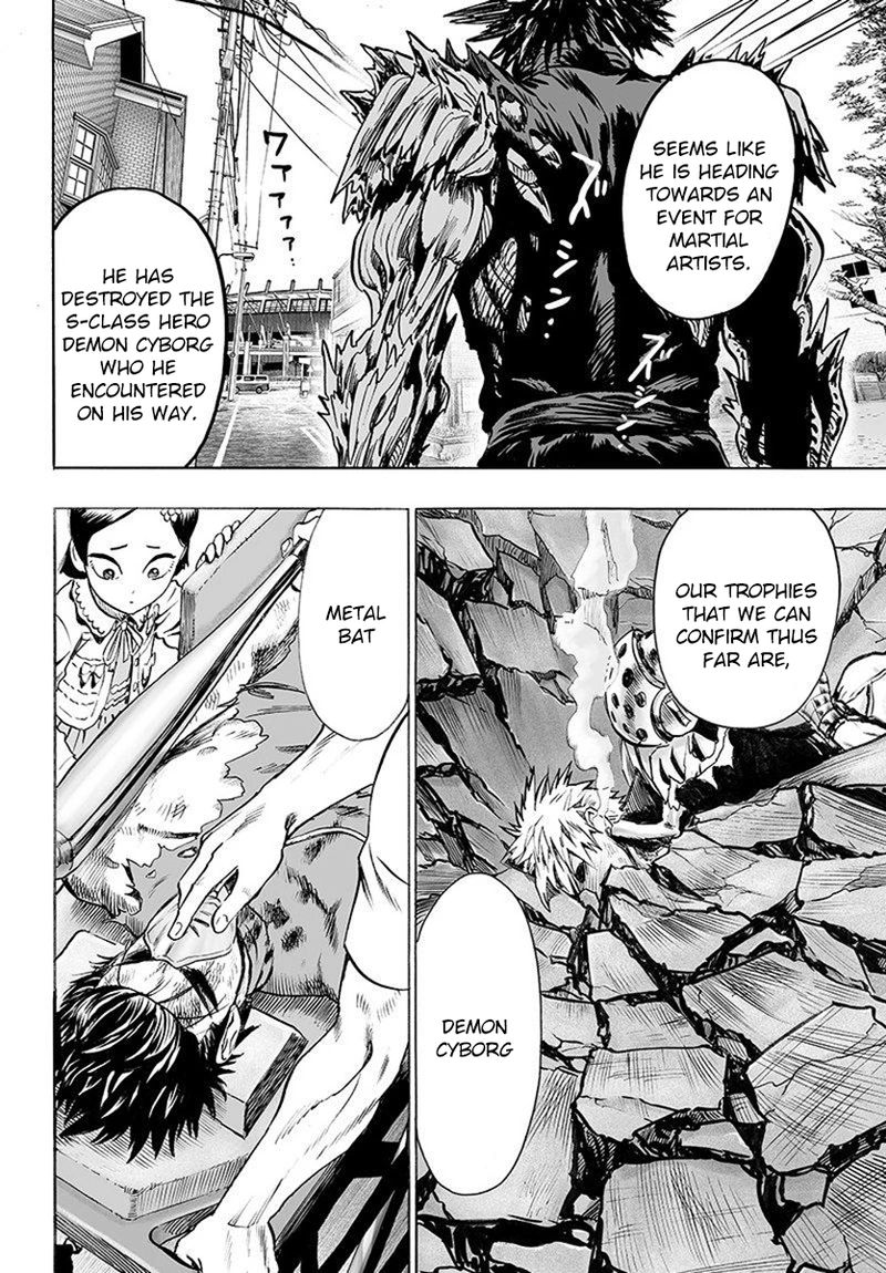 One Punch Man Manga Chapter 66 page 23 - The Strong Guys scene