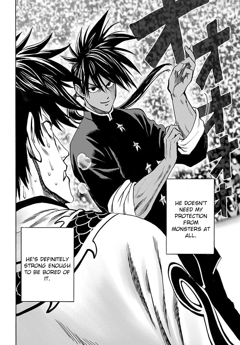 One Punch Man Manga Chapter 66 page 8 - The Strong Guys scene