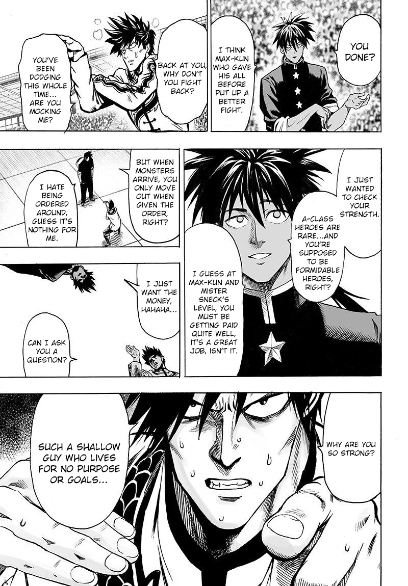 One Punch Man Manga Chapter 66 page 9 - The Strong Guys scene