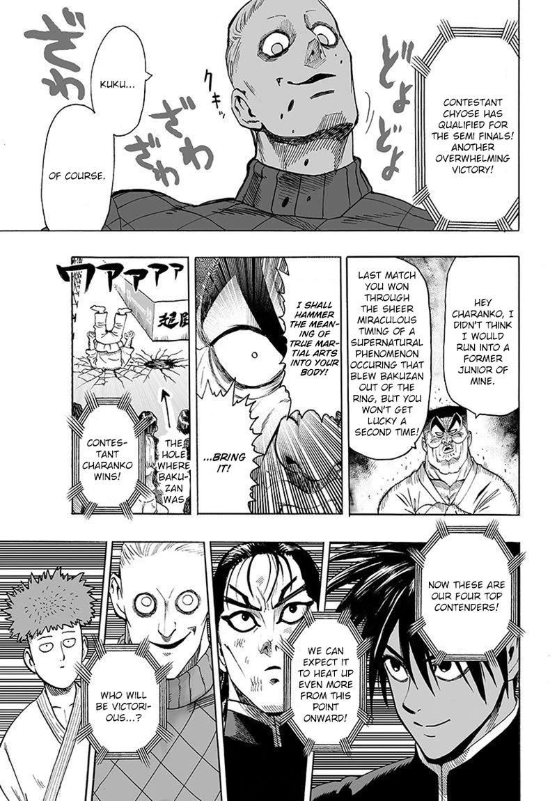 One Punch Man Manga Chapter 67 page 3 - Outside the Norm scene