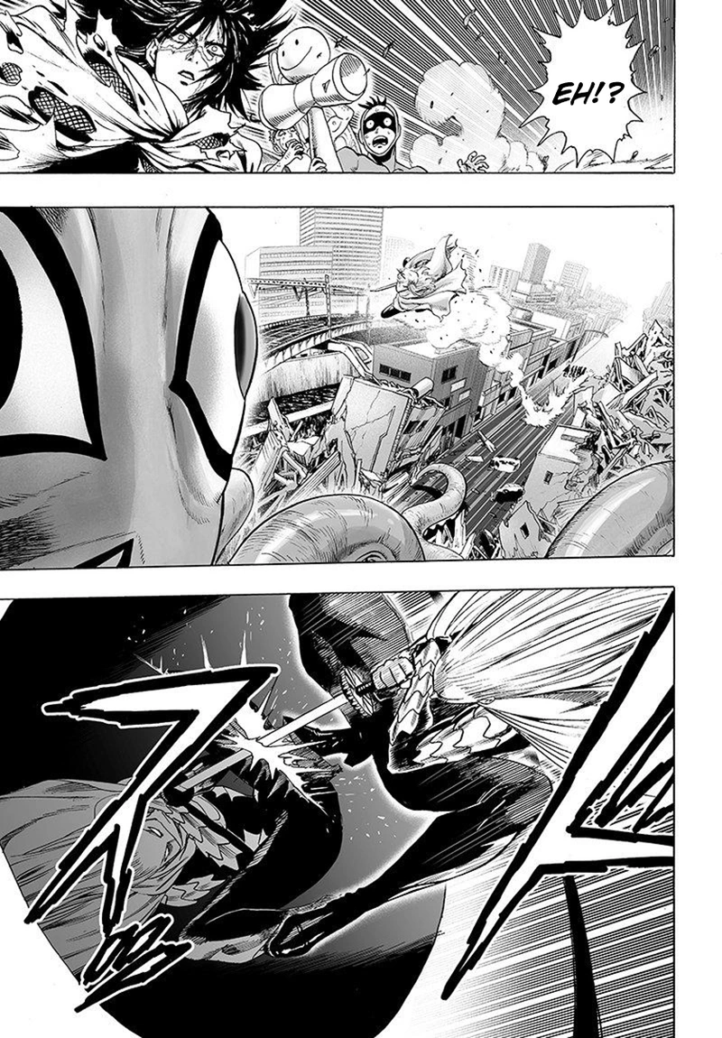One Punch Man Manga Chapter 68 page 15 - Great Battle Power scene