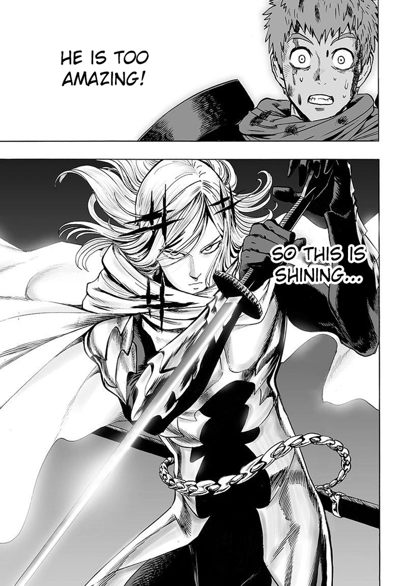 One Punch Man Manga Chapter 68 page 22 - Great Battle Power scene