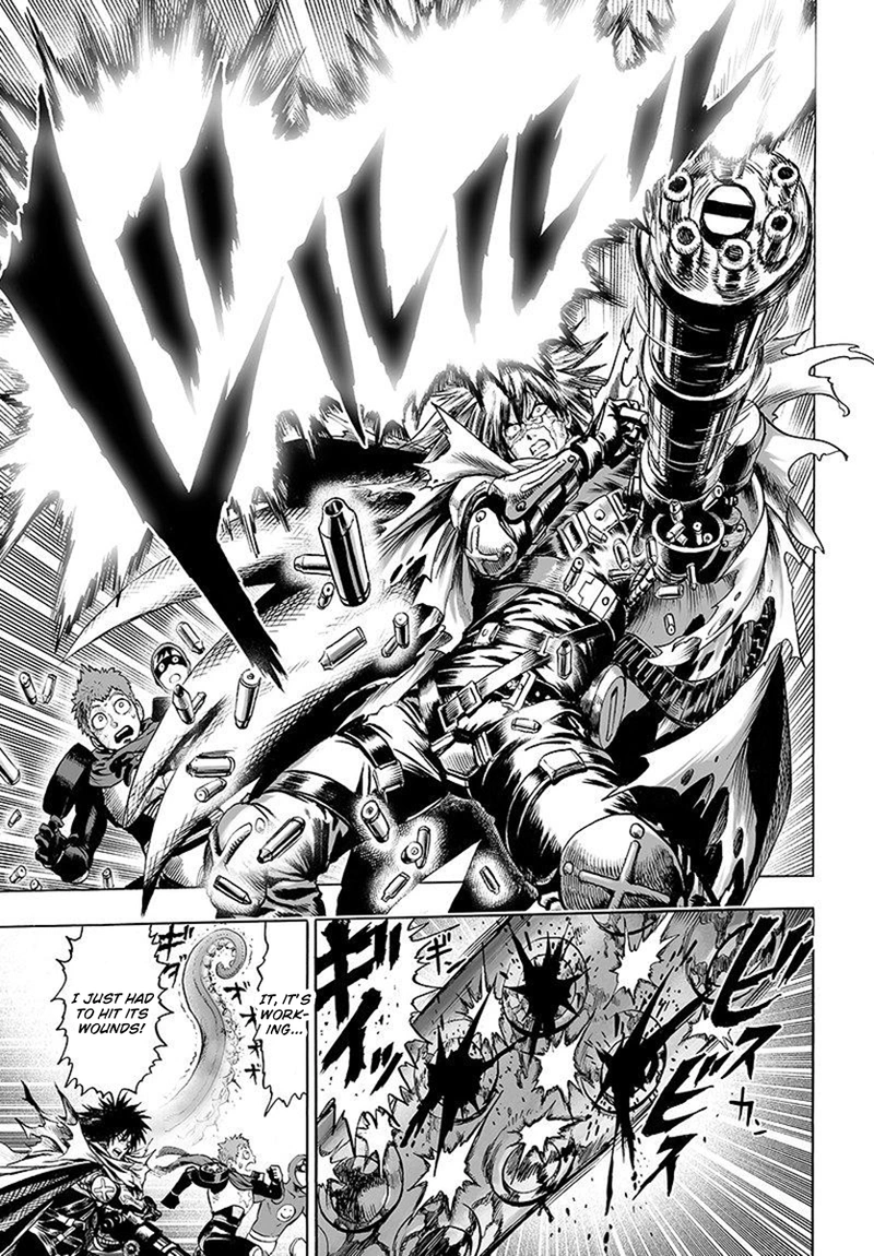 One Punch Man Manga Chapter 68 page 26 - Great Battle Power scene