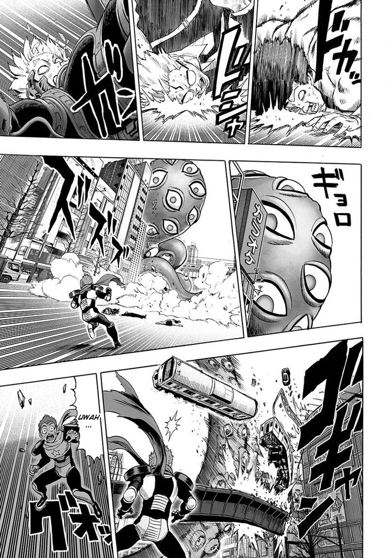 One Punch Man Manga Chapter 68 page 3 - Great Battle Power scene