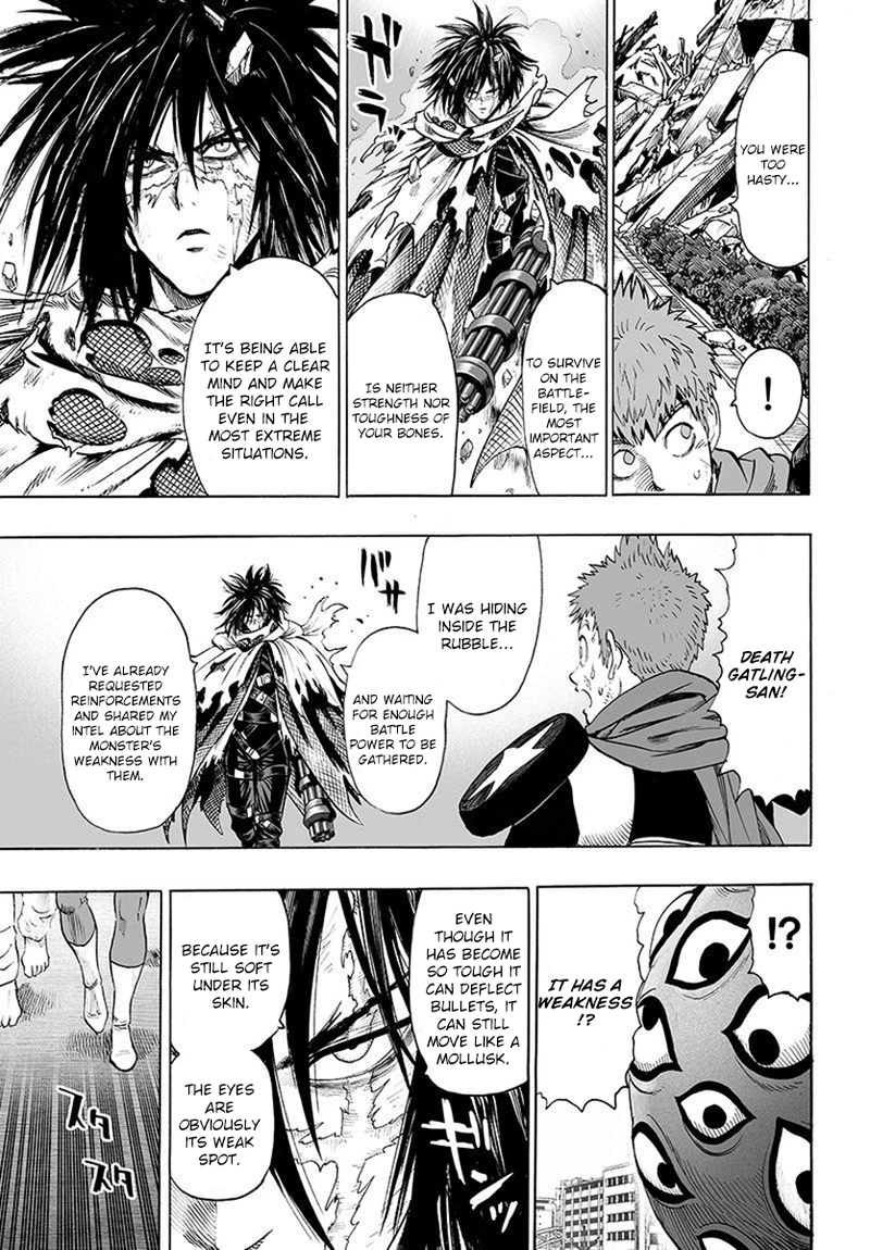 One Punch Man Manga Chapter 68 page 9 - Great Battle Power scene
