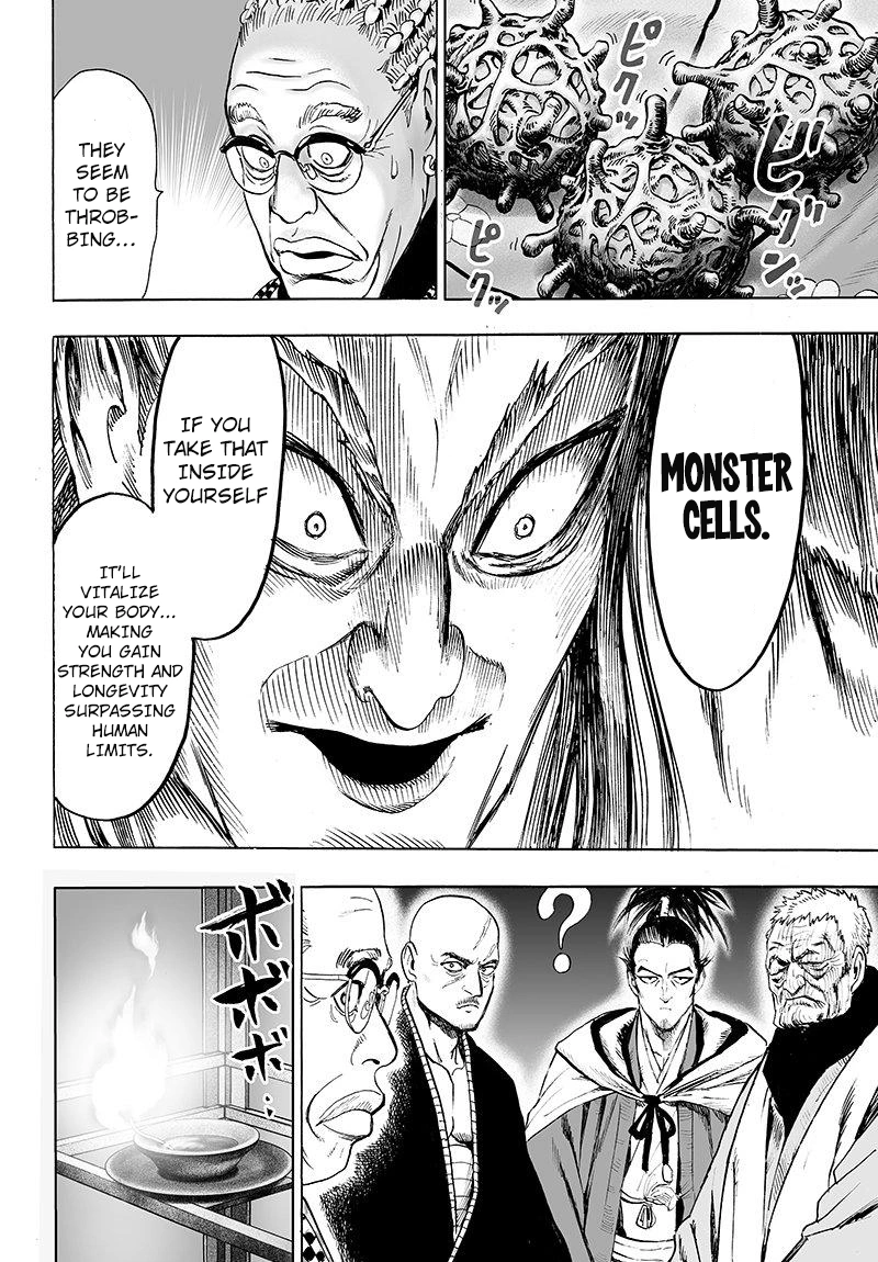 One Punch Man Manga Chapter 69 page 16 - Monster Cells scene