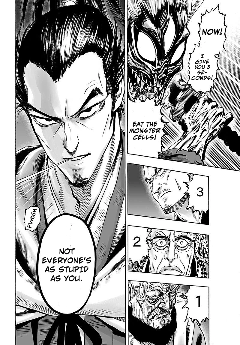 One Punch Man Manga Chapter 69 page 22 - Monster Cells scene