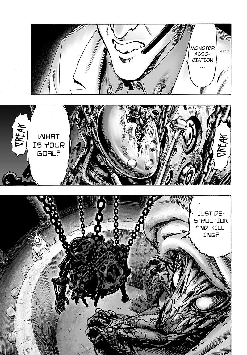 One Punch Man Manga Chapter 69 page 28 - Monster Cells scene