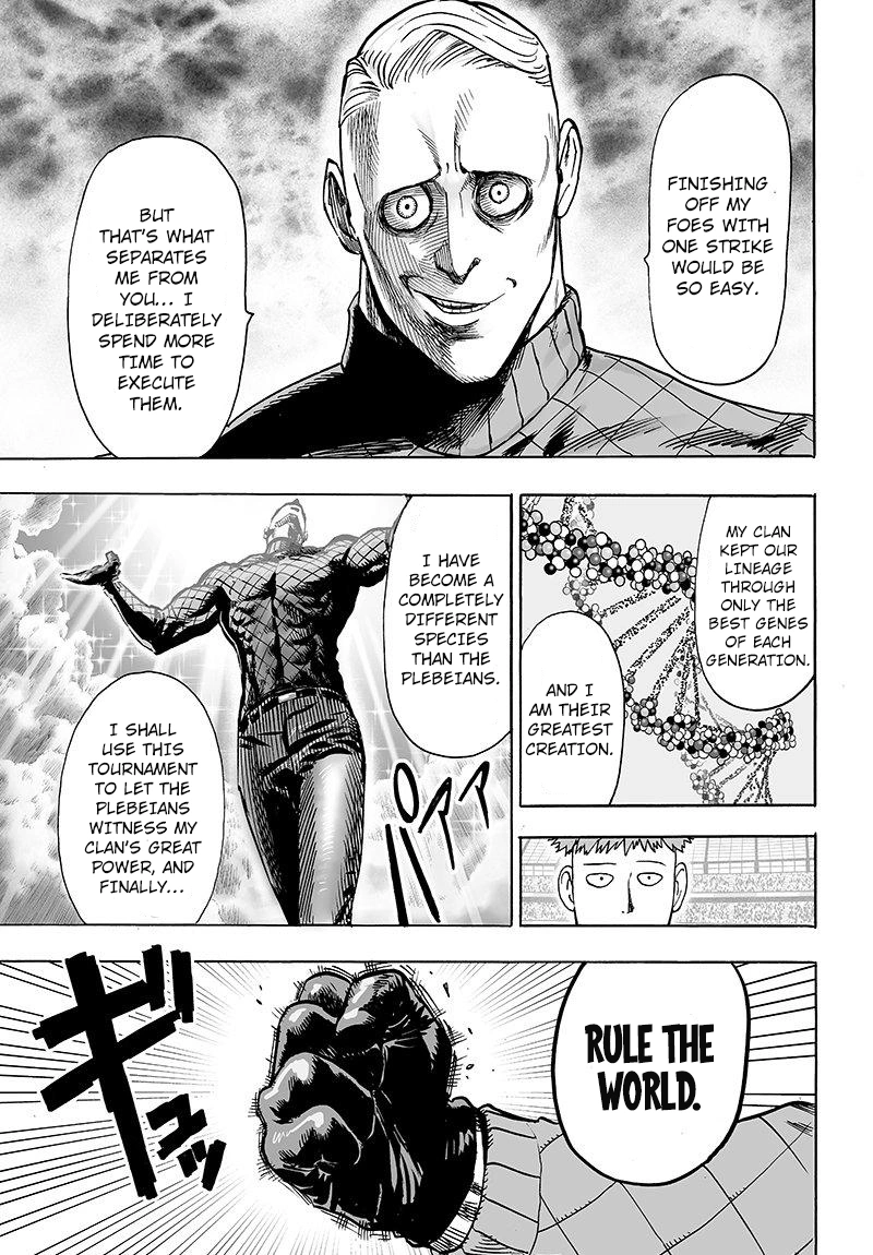 One Punch Man Manga Chapter 69 page 34 - Monster Cells scene