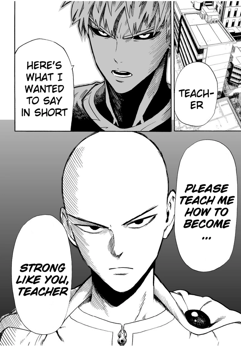 One Punch Man Manga Chapter 7 page 8 - Mysterious Raid scene