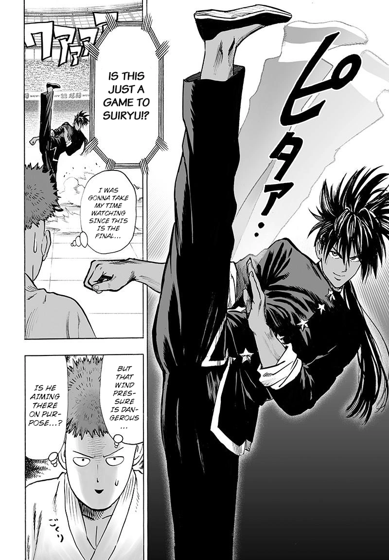 One Punch Man Manga Chapter 70 page 12 - Being Strong Is Fun scene