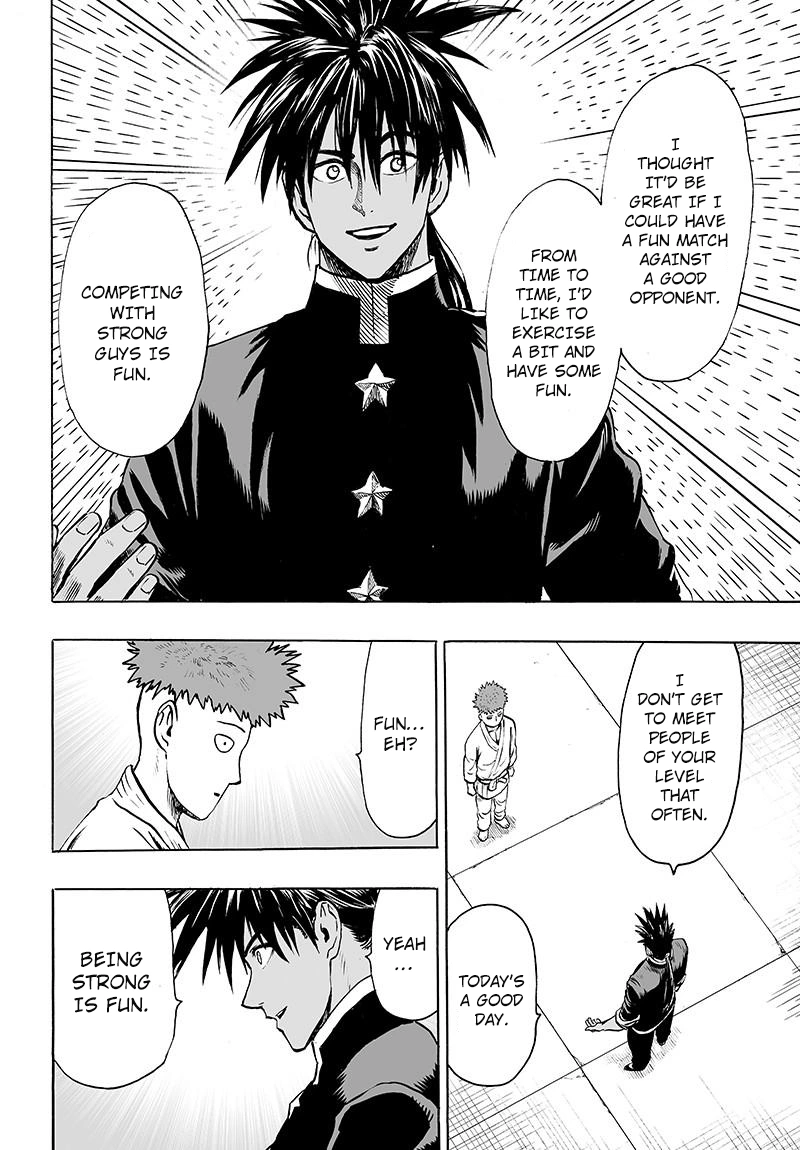 One Punch Man Manga Chapter 70 page 18 - Being Strong Is Fun scene