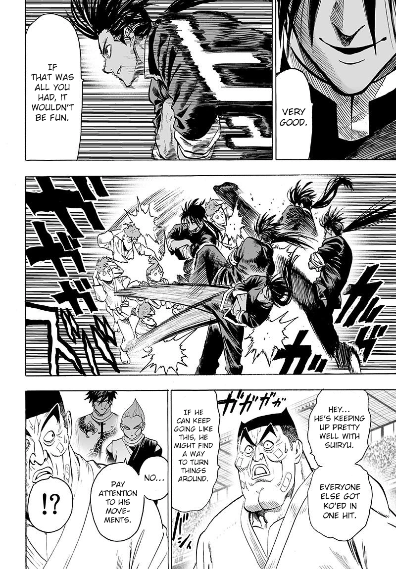 One Punch Man Manga Chapter 70 page 35 - Being Strong Is Fun scene