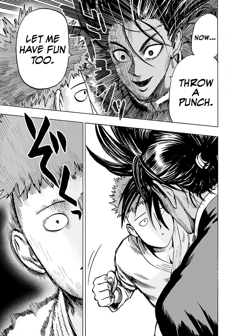 One Punch Man Manga Chapter 70 page 38 - Being Strong Is Fun scene