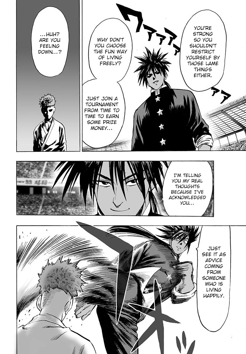 One Punch Man Manga Chapter 70 page 49 - Being Strong Is Fun scene