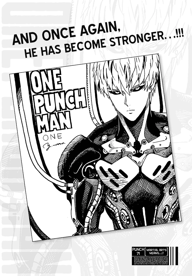 One Punch Man Manga Chapter 71 page 1 - Martial Arts Means...!! scene