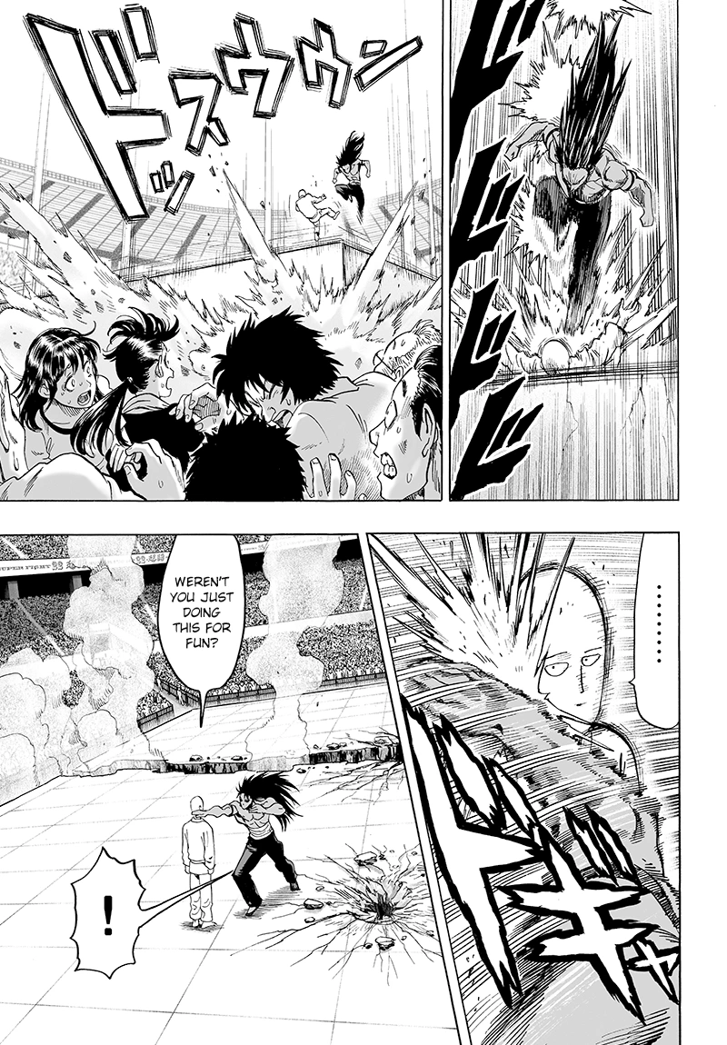 One Punch Man Manga Chapter 71 page 15 - Martial Arts Means...!! scene