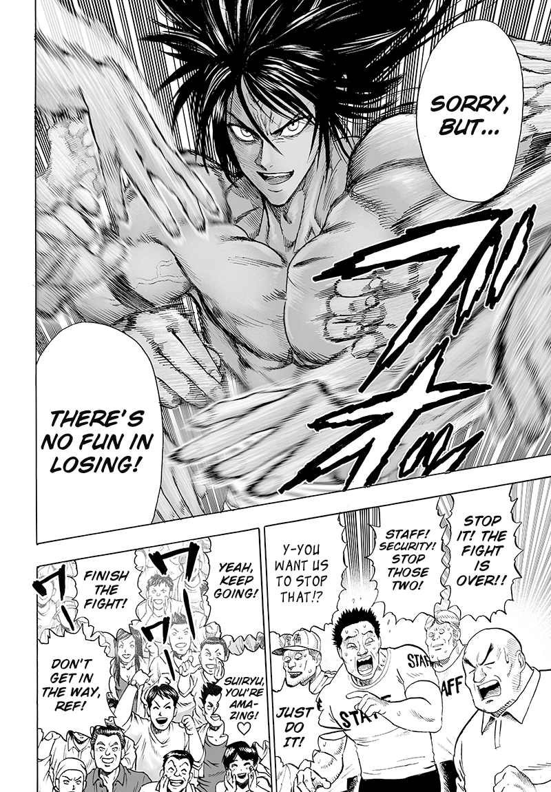 One Punch Man Manga Chapter 71 page 16 - Martial Arts Means...!! scene