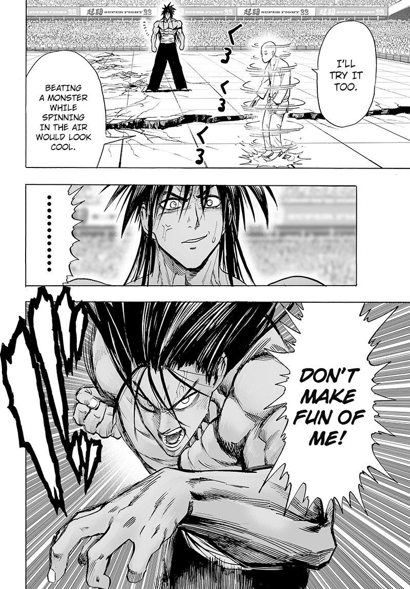 One Punch Man Manga Chapter 71 page 28 - Martial Arts Means...!! scene