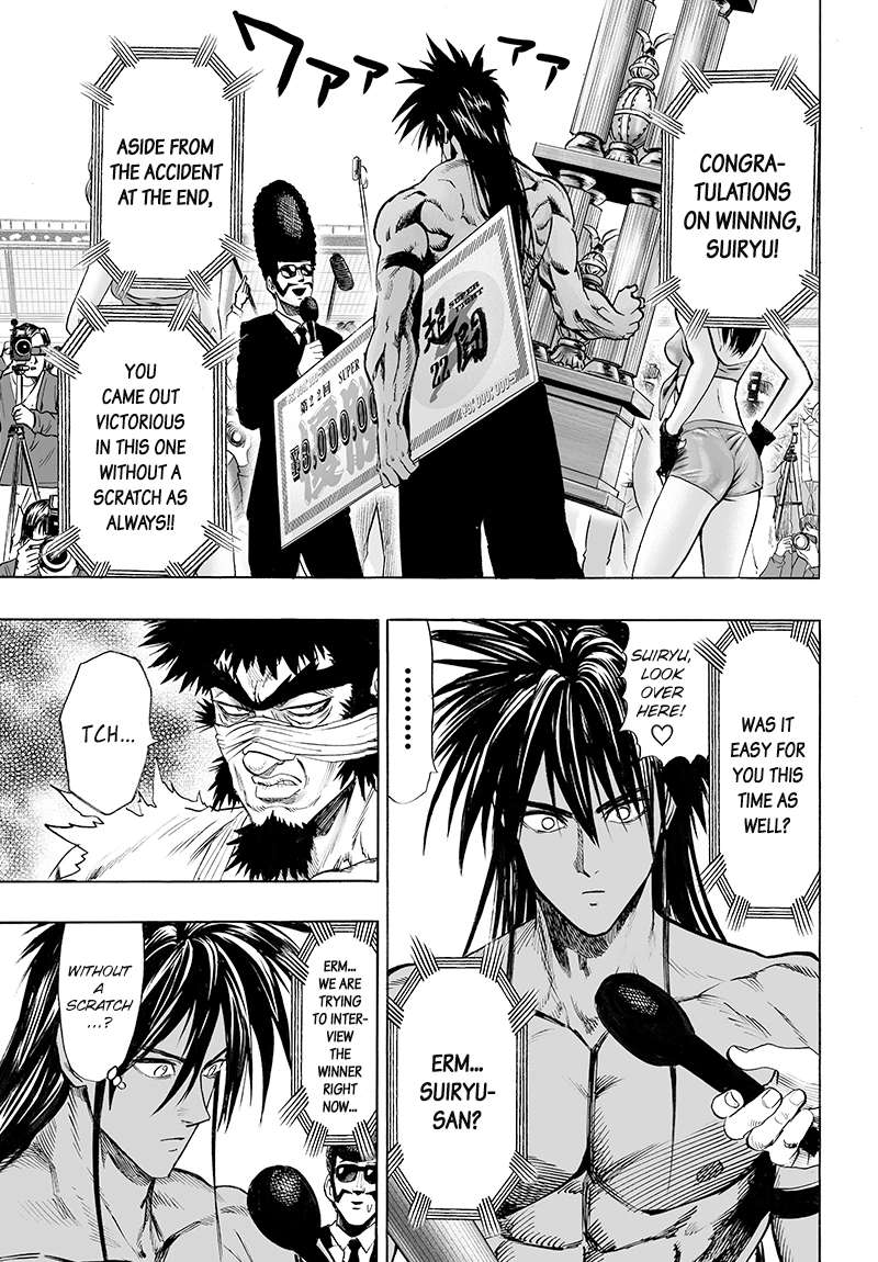 One Punch Man Manga Chapter 71 page 34 - Martial Arts Means...!! scene