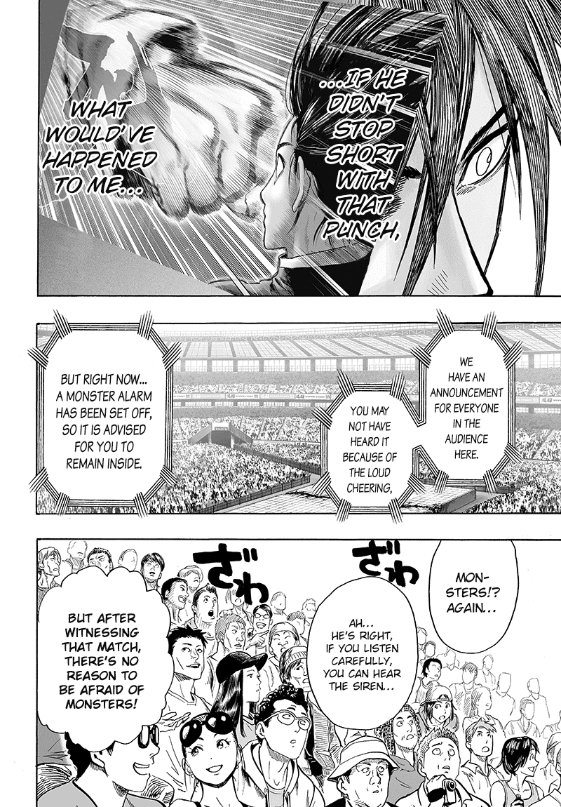 One Punch Man Manga Chapter 71 page 35 - Martial Arts Means...!! scene