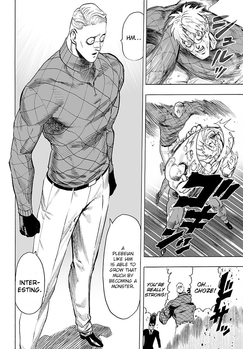 One Punch Man Manga Chapter 72 page 16 - Monsterization scene
