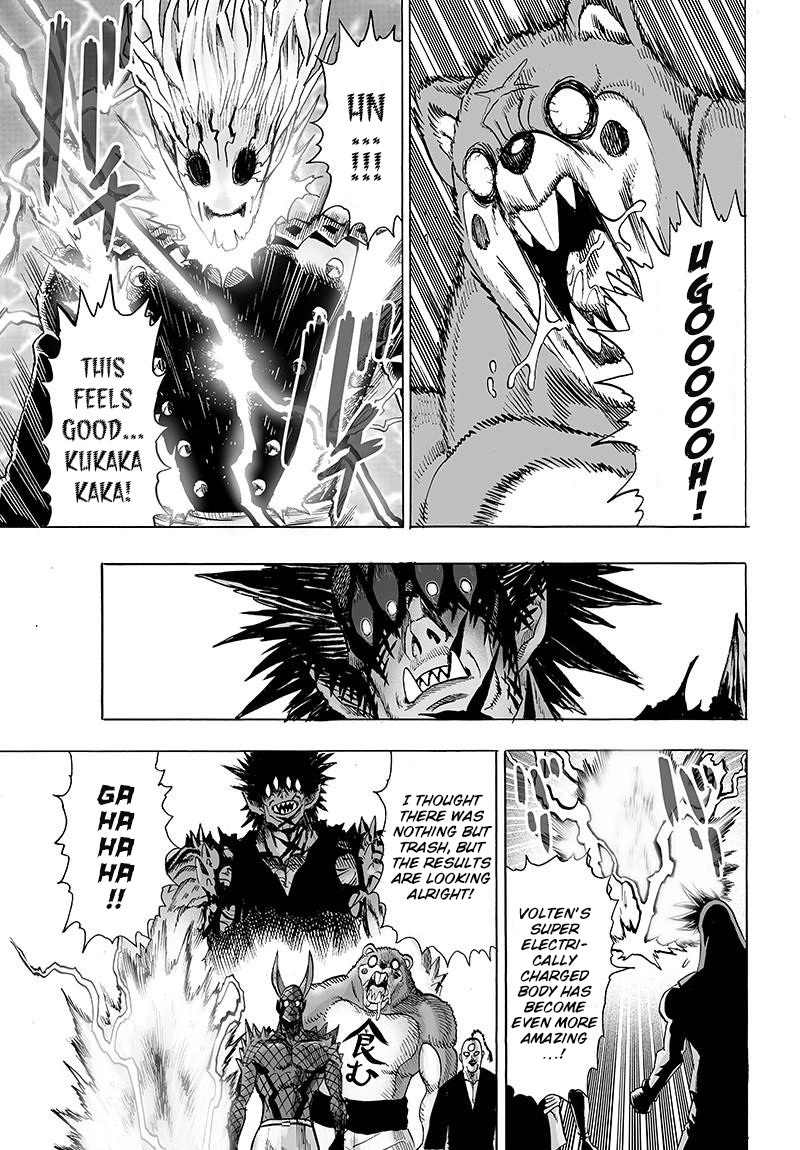 One Punch Man Manga Chapter 72 page 23 - Monsterization scene