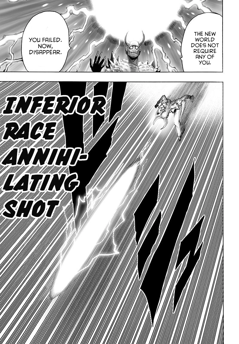 One Punch Man Manga Chapter 72 page 37 - Monsterization scene