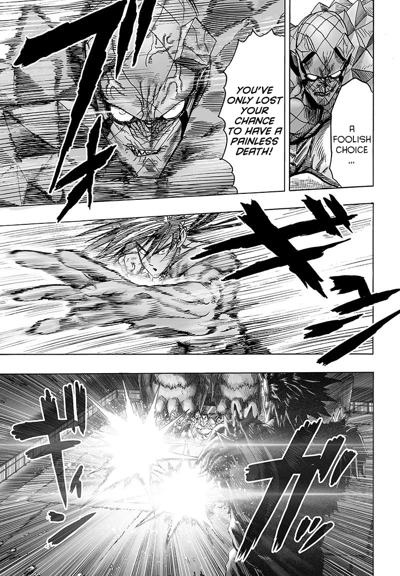 One Punch Man Manga Chapter 72 page 45 - Monsterization scene