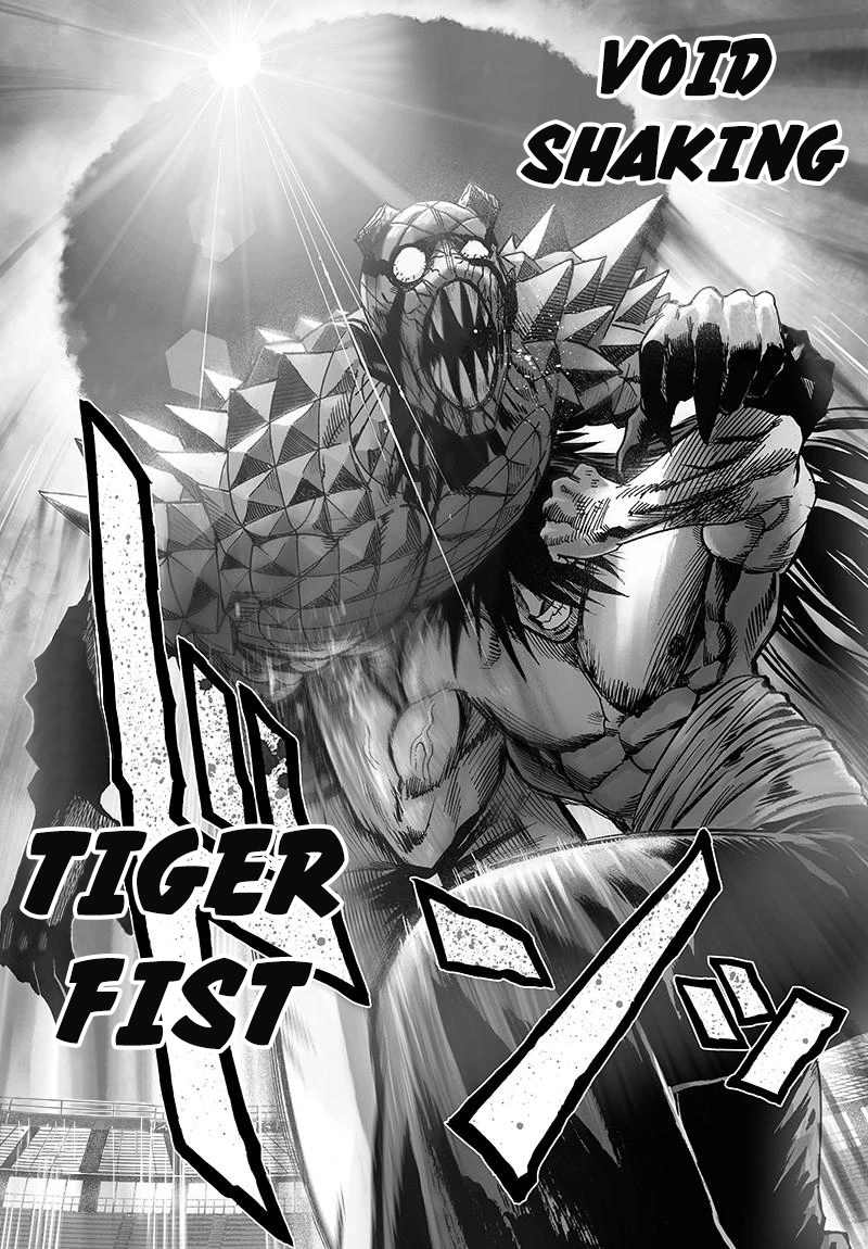 One Punch Man Manga Chapter 72 page 48 - Monsterization scene