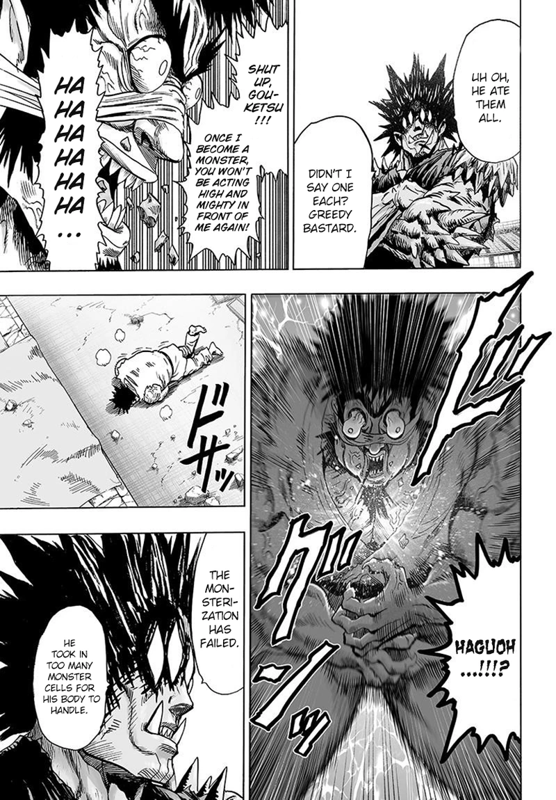 One Punch Man Manga Chapter 73 page 26 - Resistance of the Strong scene