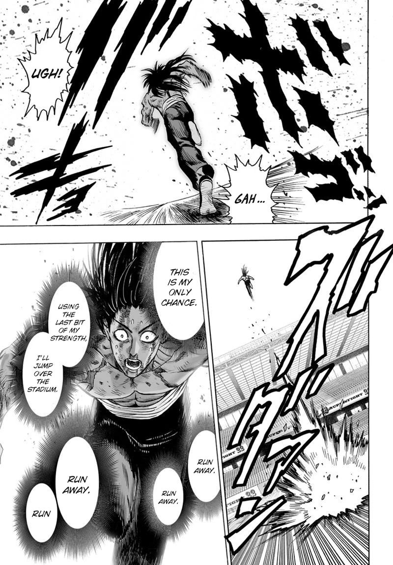 One Punch Man Manga Chapter 73 page 39 - Resistance of the Strong scene