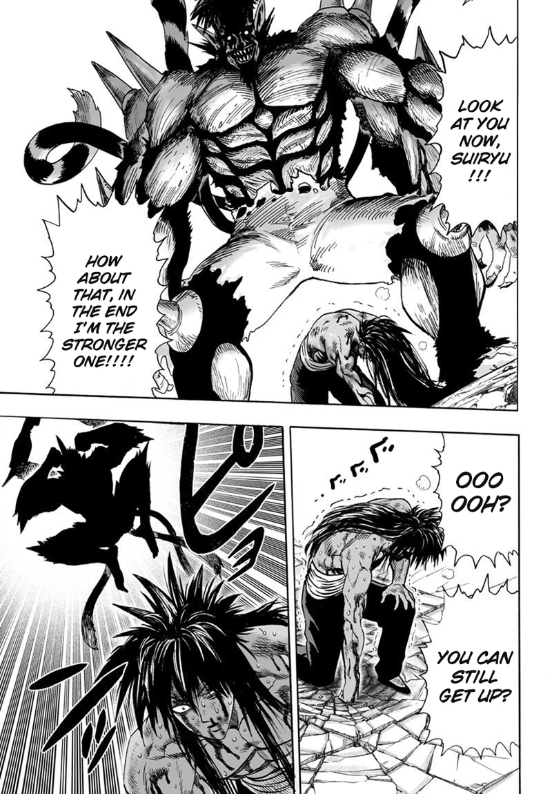 One Punch Man Manga Chapter 73 page 43 - Resistance of the Strong scene