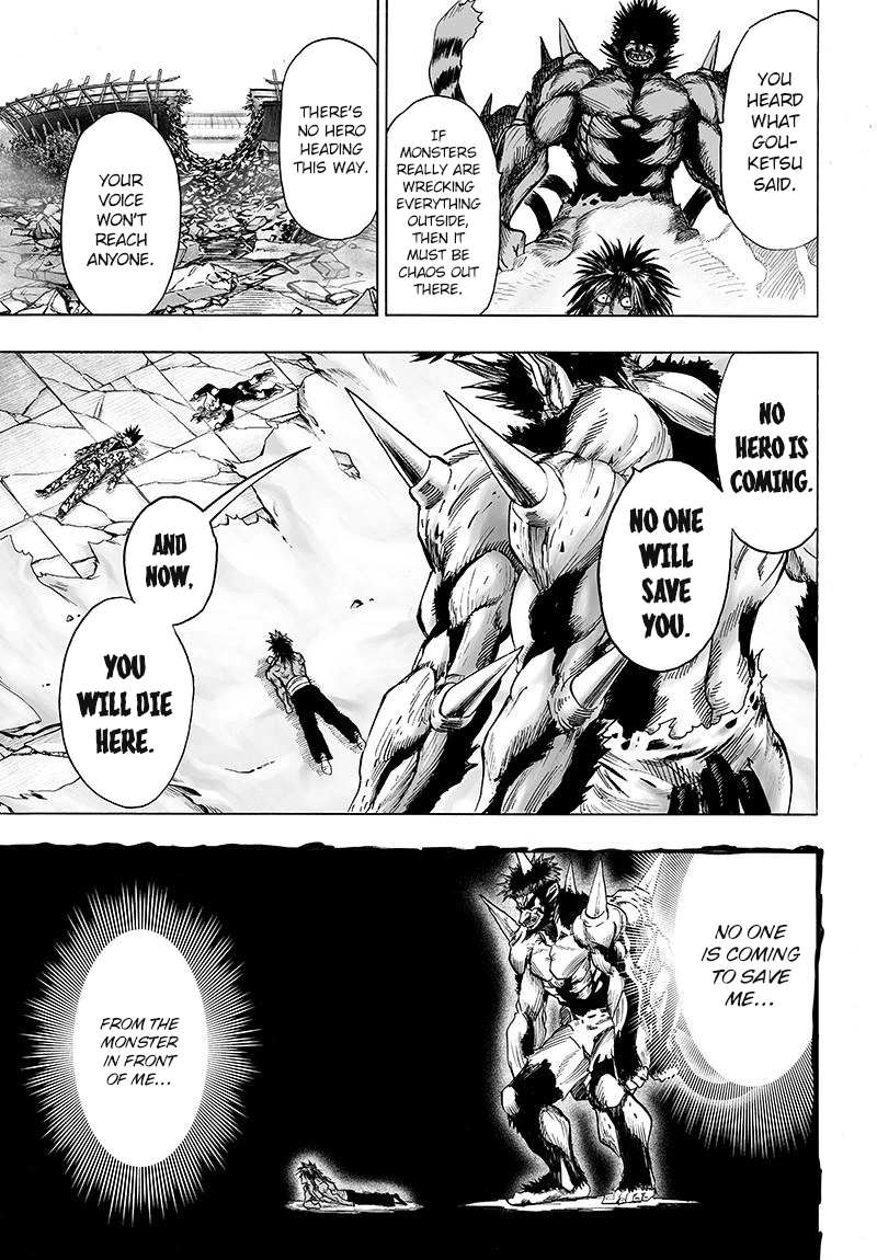 One Punch Man Manga Chapter 74.2 page 14 - Depths of Despair (Part 2) scene