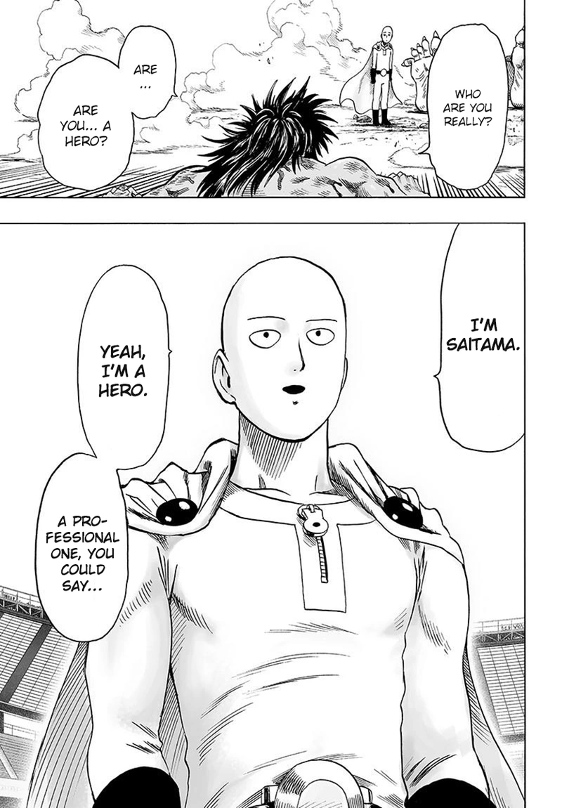 One Punch Man Manga Chapter 75 page 17 - Foul scene