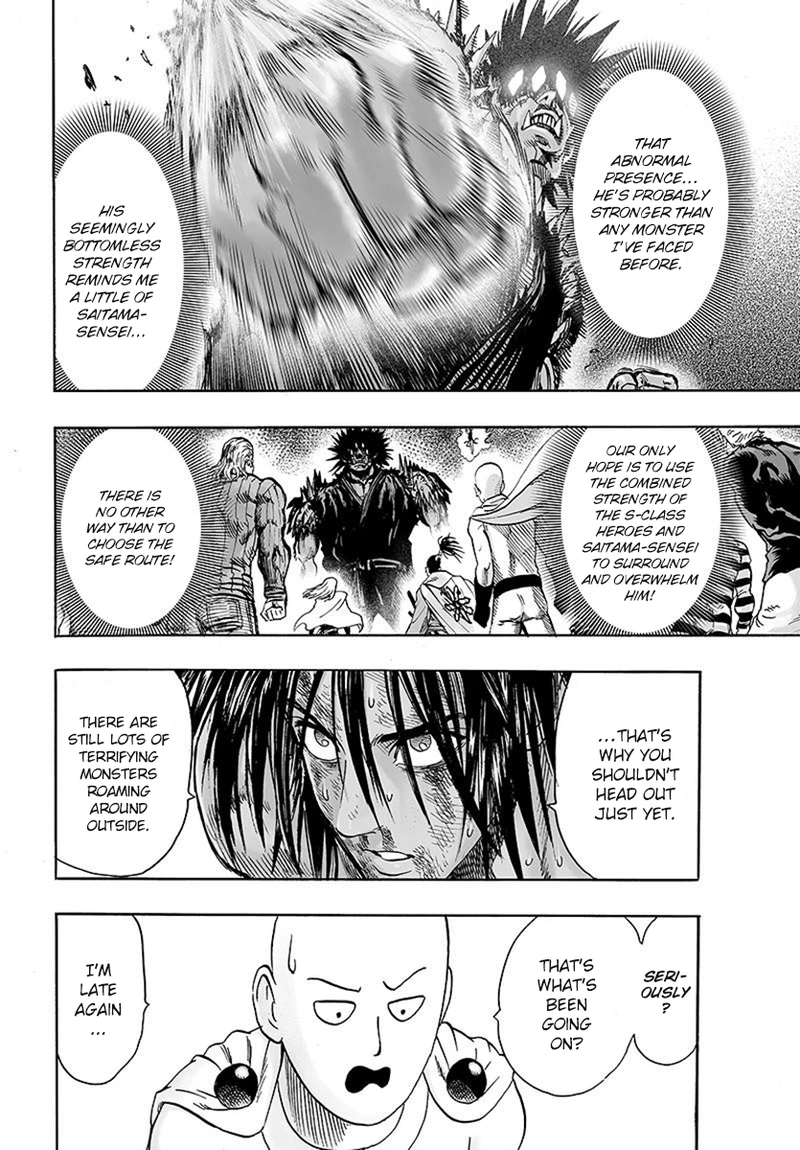 One Punch Man Manga Chapter 75 page 22 - Foul scene