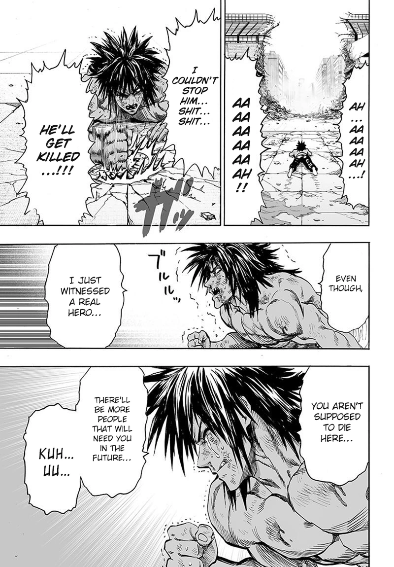 One Punch Man Manga Chapter 75 page 29 - Foul scene