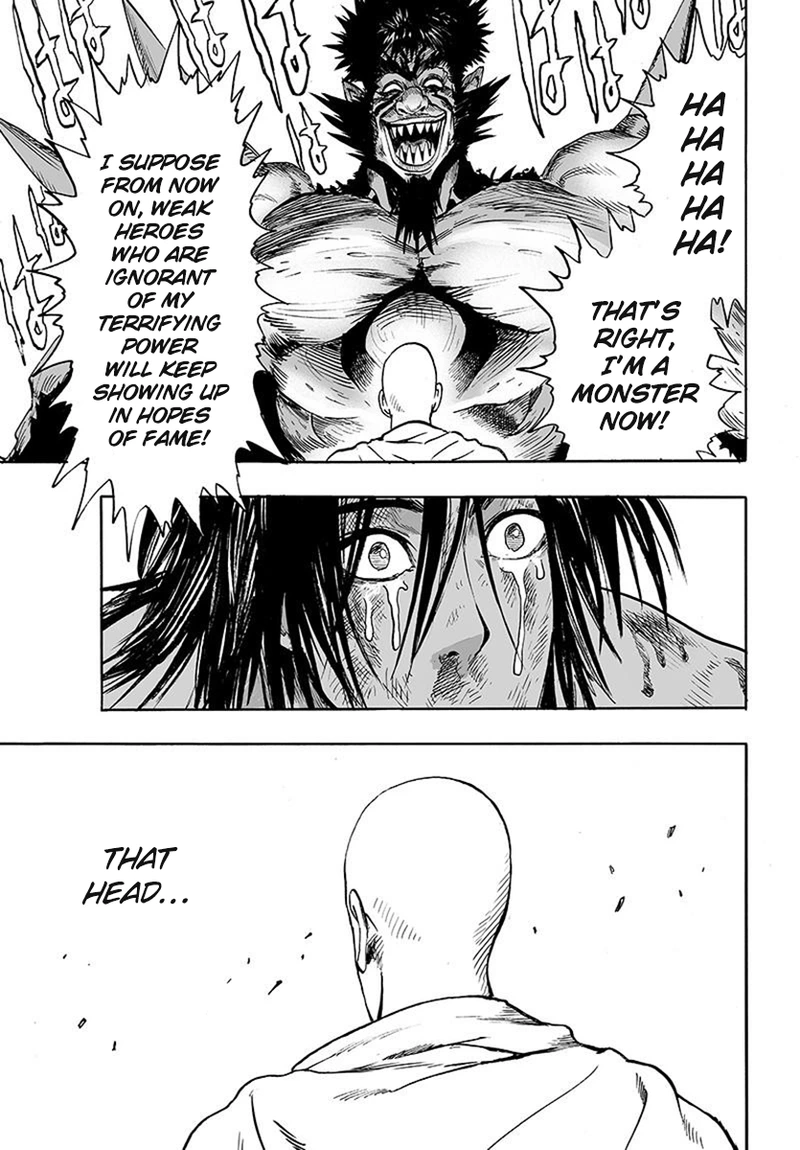 One Punch Man Manga Chapter 75 page 3 - Foul scene