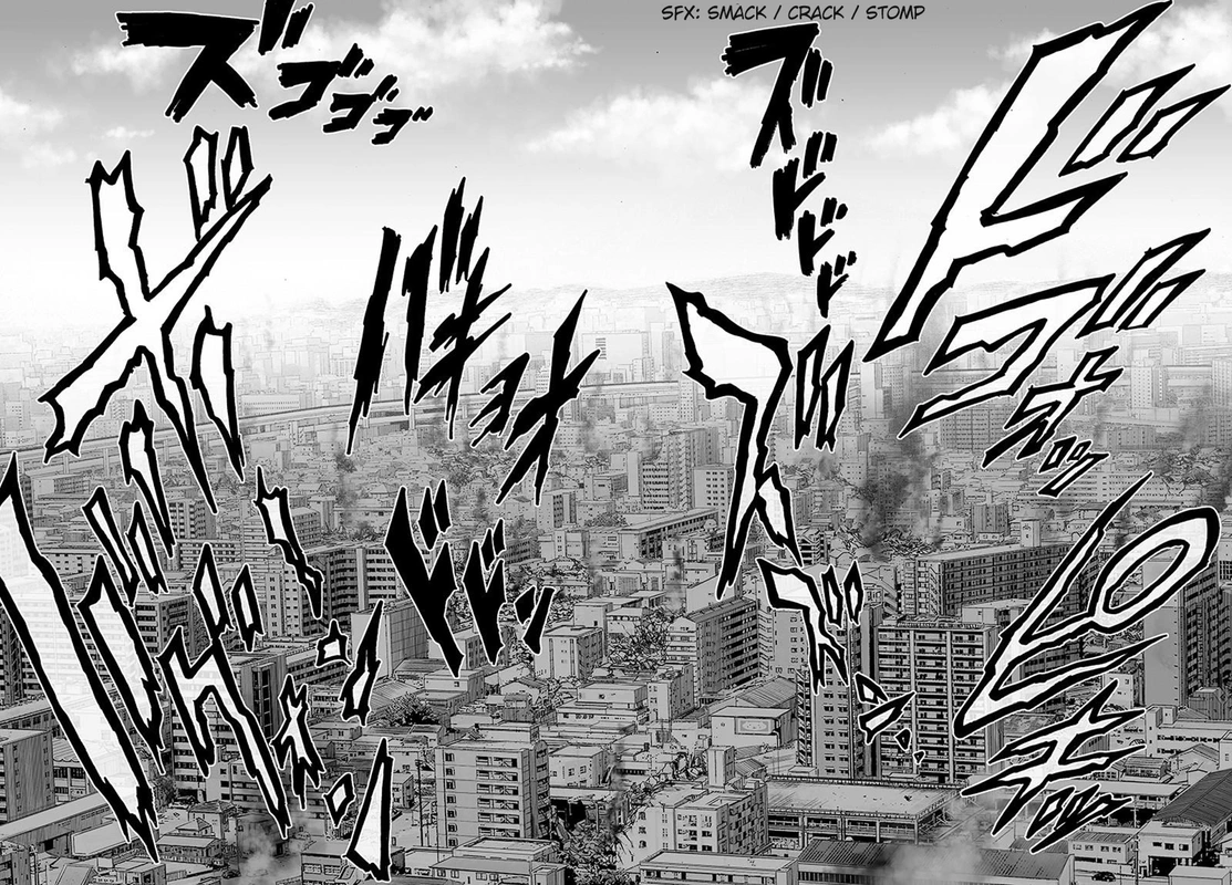 One Punch Man Manga Chapter 75 page 32 - Foul scene