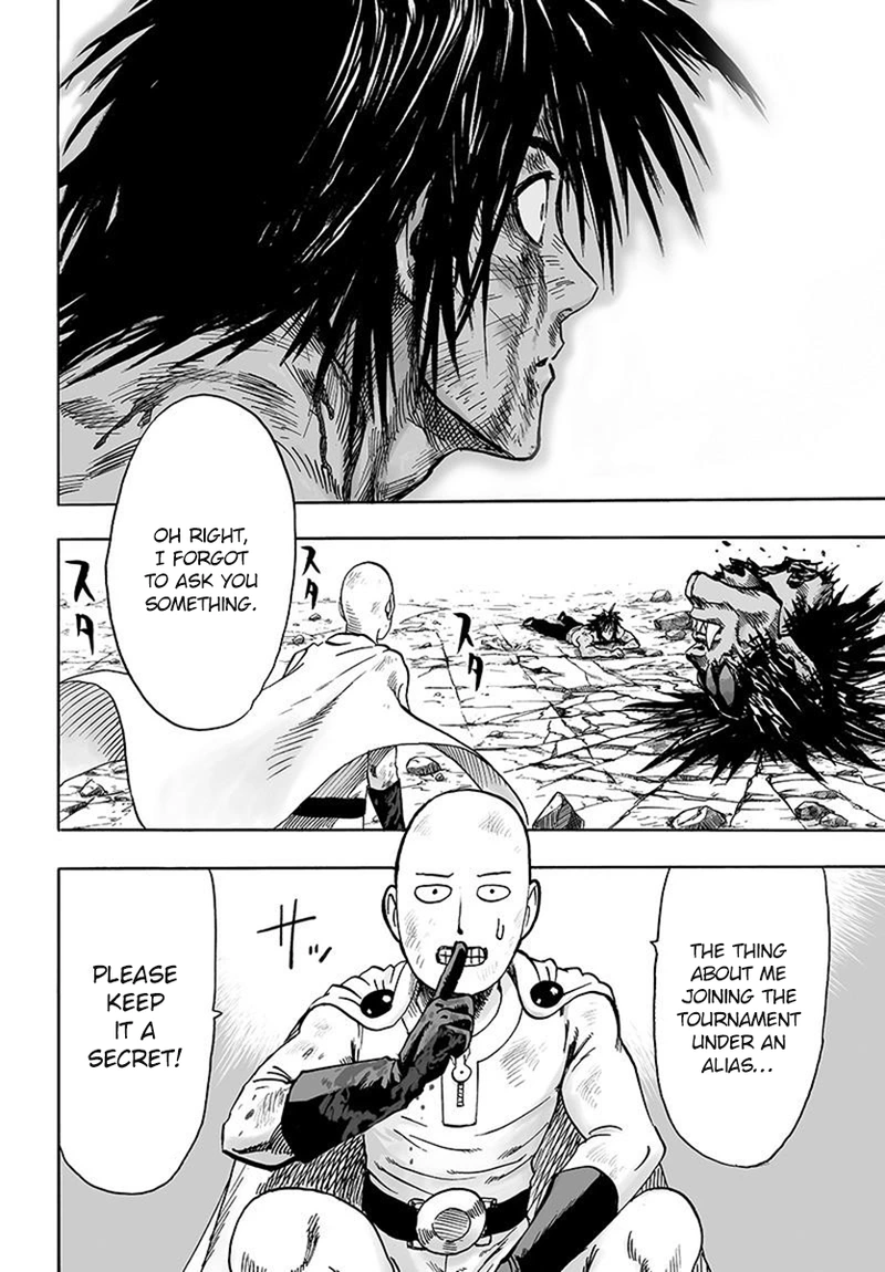 One Punch Man Manga Chapter 75 page 36 - Foul scene