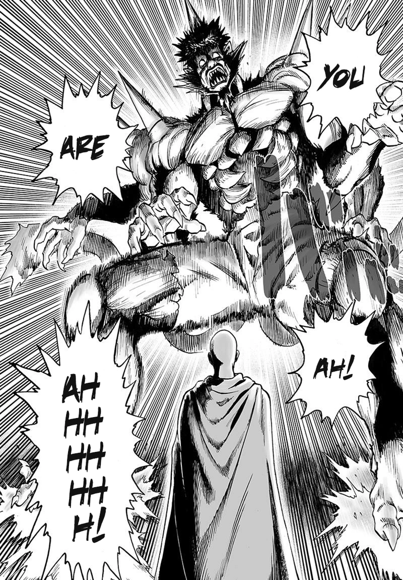 One Punch Man Manga Chapter 75 page 5 - Foul scene