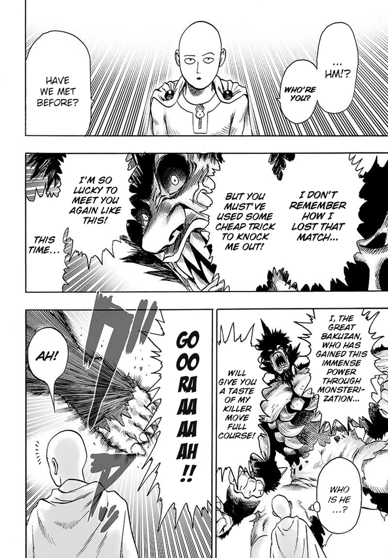 One Punch Man Manga Chapter 75 page 6 - Foul scene