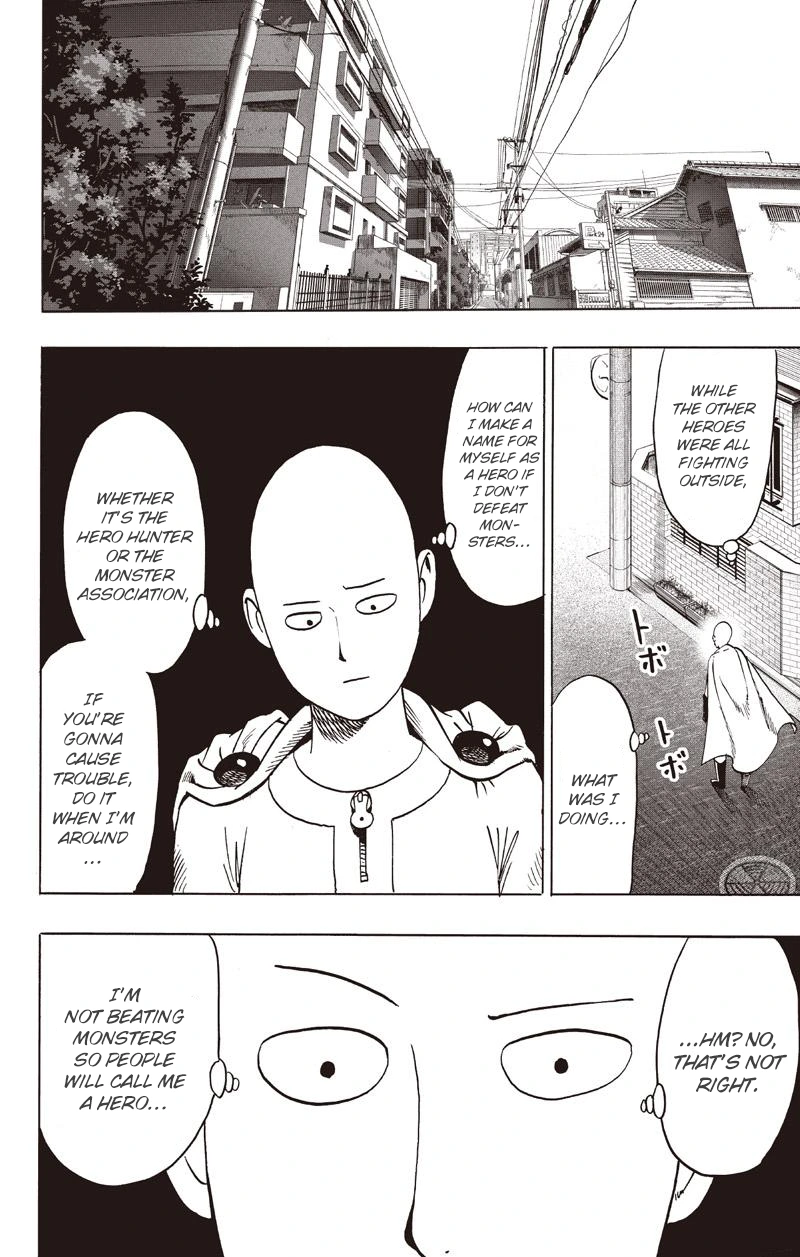 One Punch Man Manga Chapter 76 page 14 - Stagnation and Growth scene