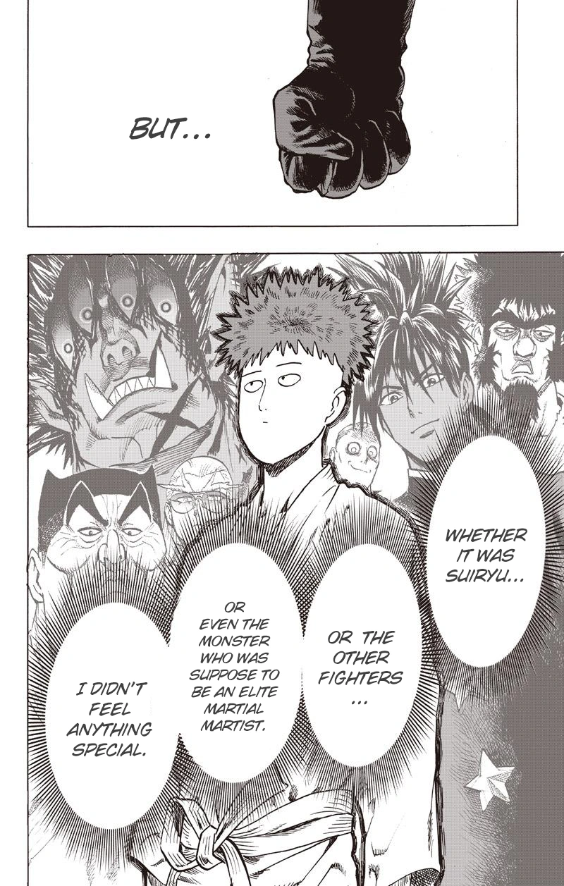 One Punch Man Manga Chapter 76 page 16 - Stagnation and Growth scene